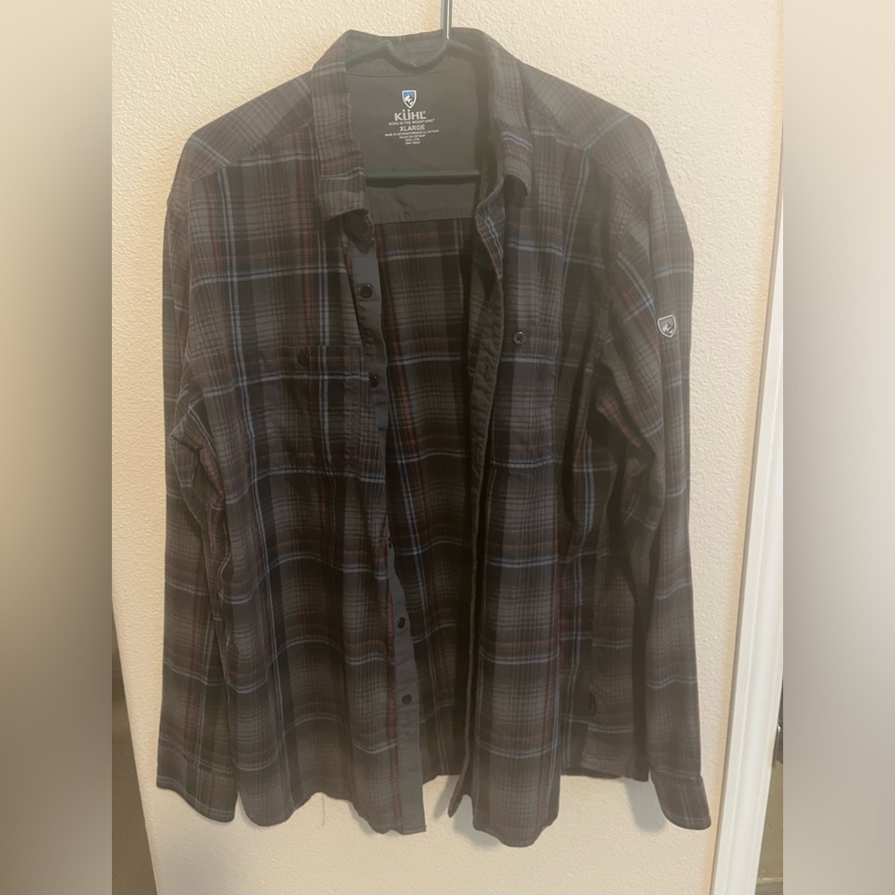 Men’s plaid Kuhl shirt